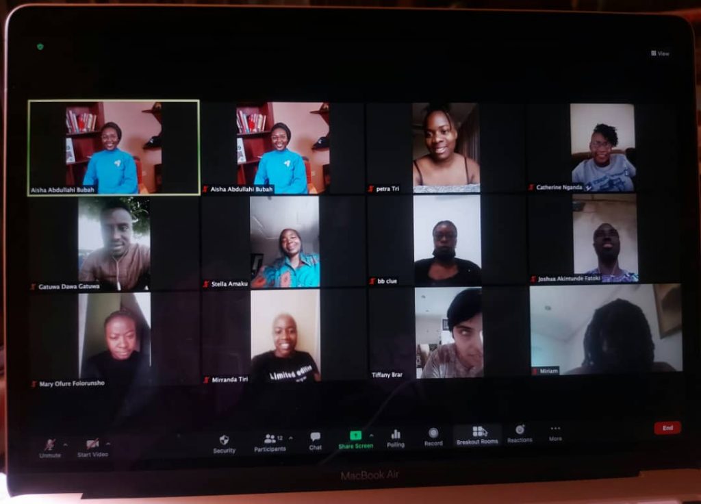 Picture of participants at the Lay counselling skills training